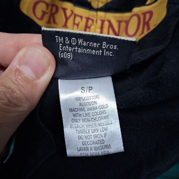 Harry Potter Gryffindor Reversible zipup hoodie Youth Small red black striped - Picture 7 of 8